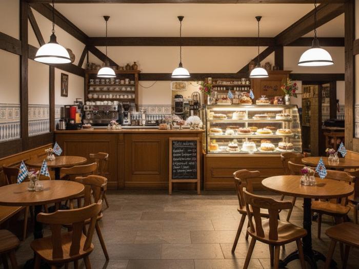 Cafetería del Club Alemán - Ambiente Acogedor