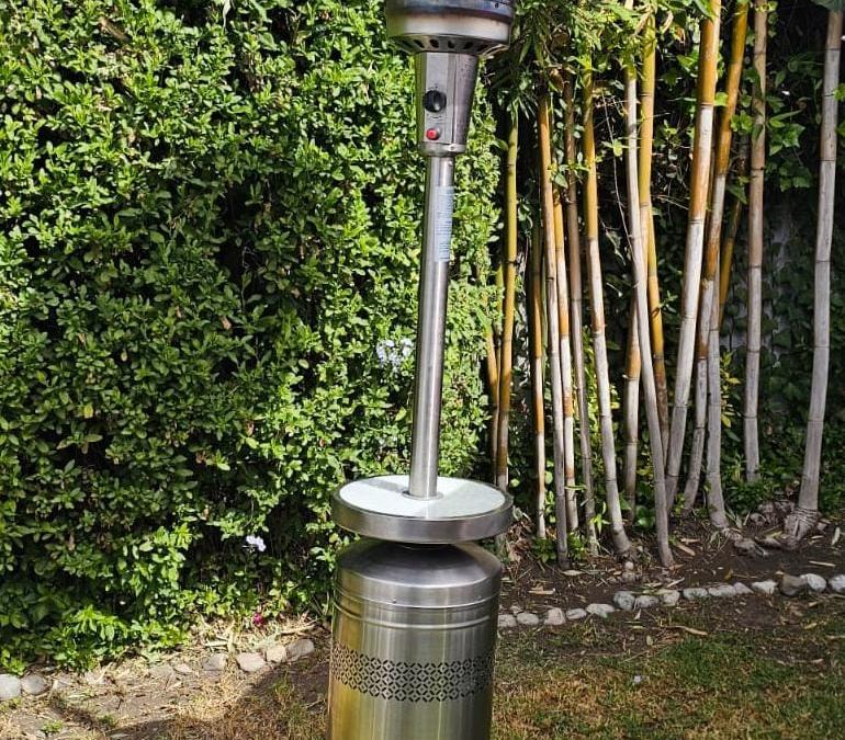 Calentador ambiental tipo hongo para eventos